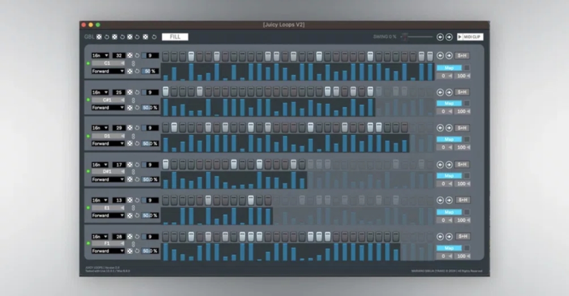 Juicy Loops 2 Permite Usar o Sequenciador por Passos do FL Studio no Ableton Live